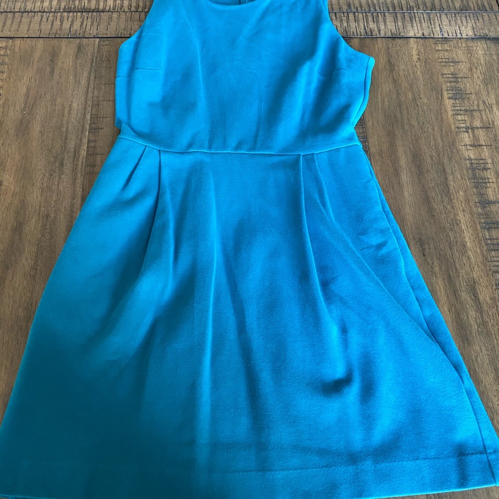 Madewell teal sleeveless dress - Picture 4 of 7